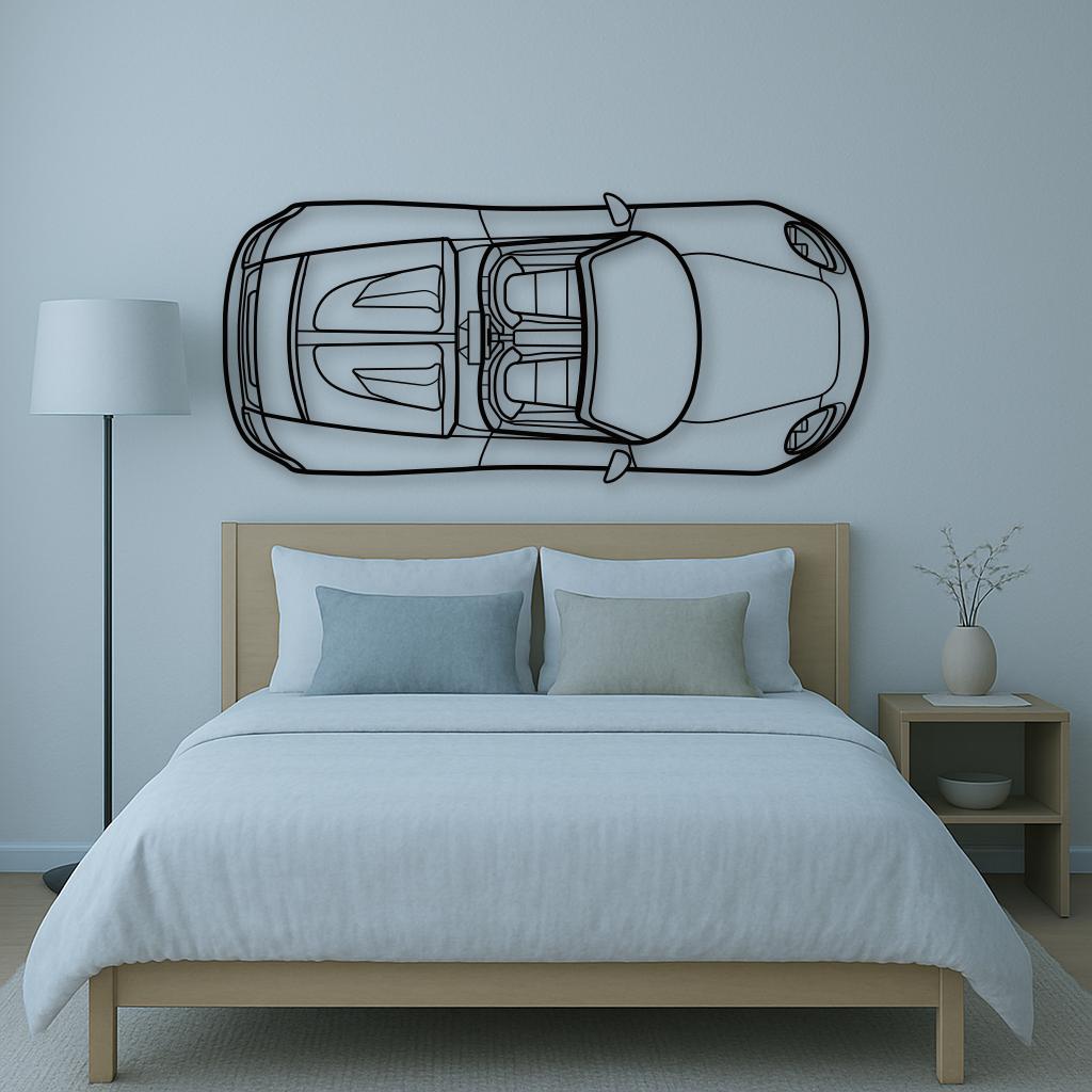 Porsche Carrera GT Top view