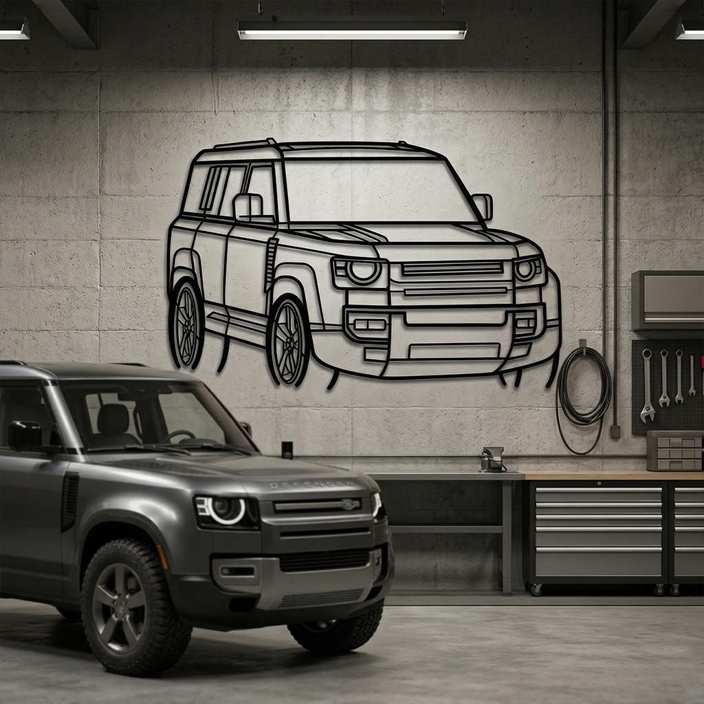 Land Rover Defender  -  Front Angled View