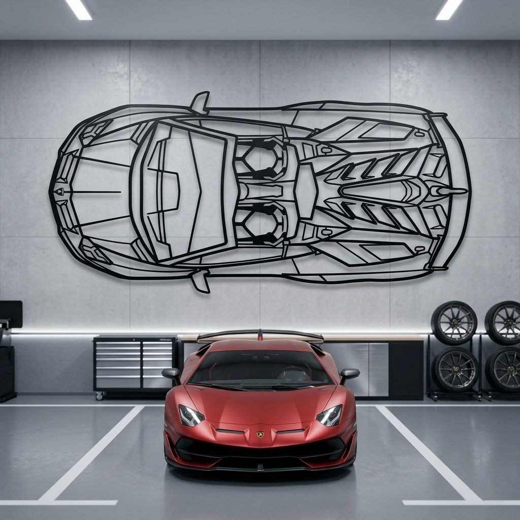 Lamborghini SVJ  - Top View