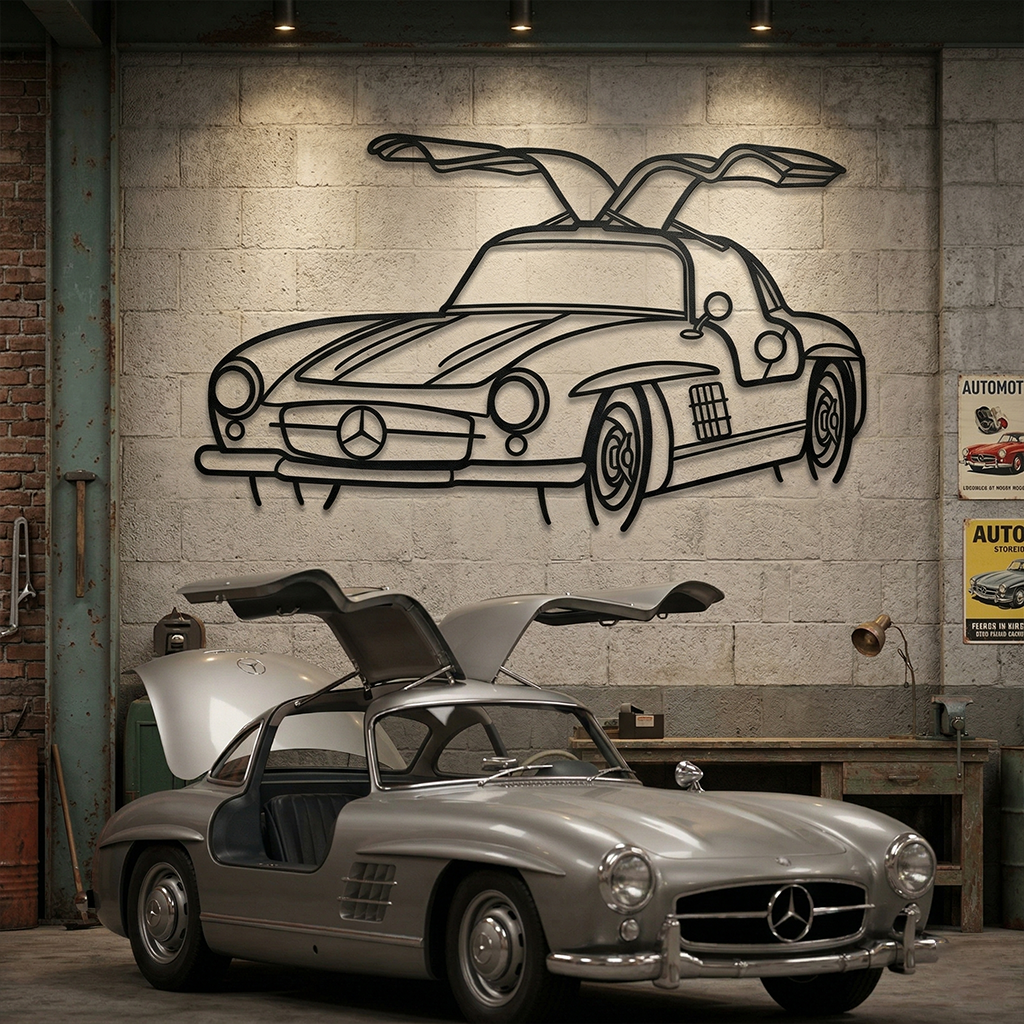 Mercedes 300SL - Front Angled View