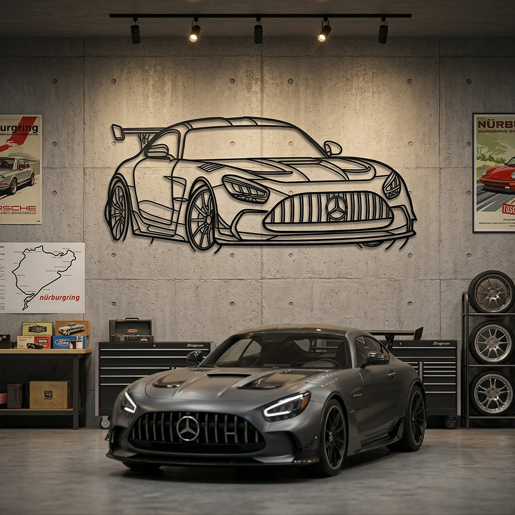 Mercedes AMG GT  -  Front Angled View