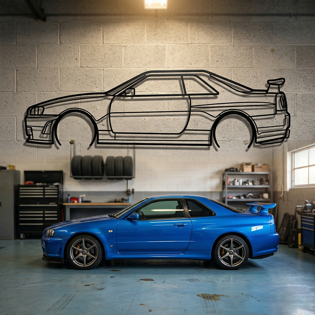 Nissan R34 - Side View
