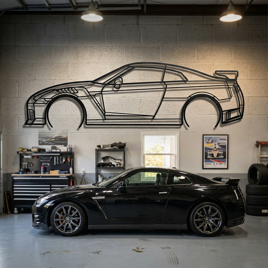 Nissan GTR35  - Side View
