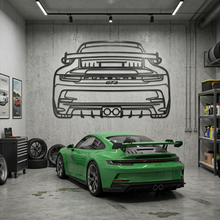 Porsche 992.1 GT3 -  Rear View