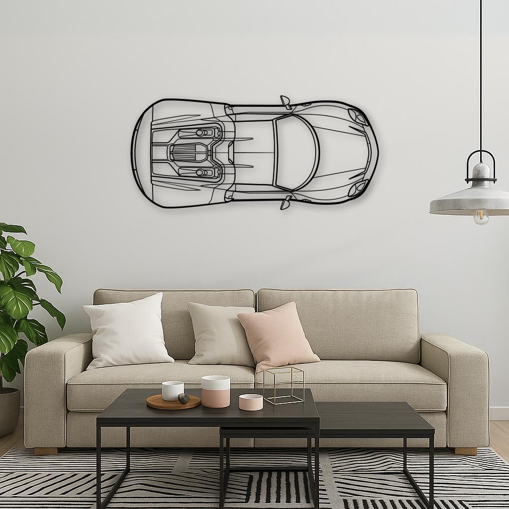 Porsche 918 Spyder Top View