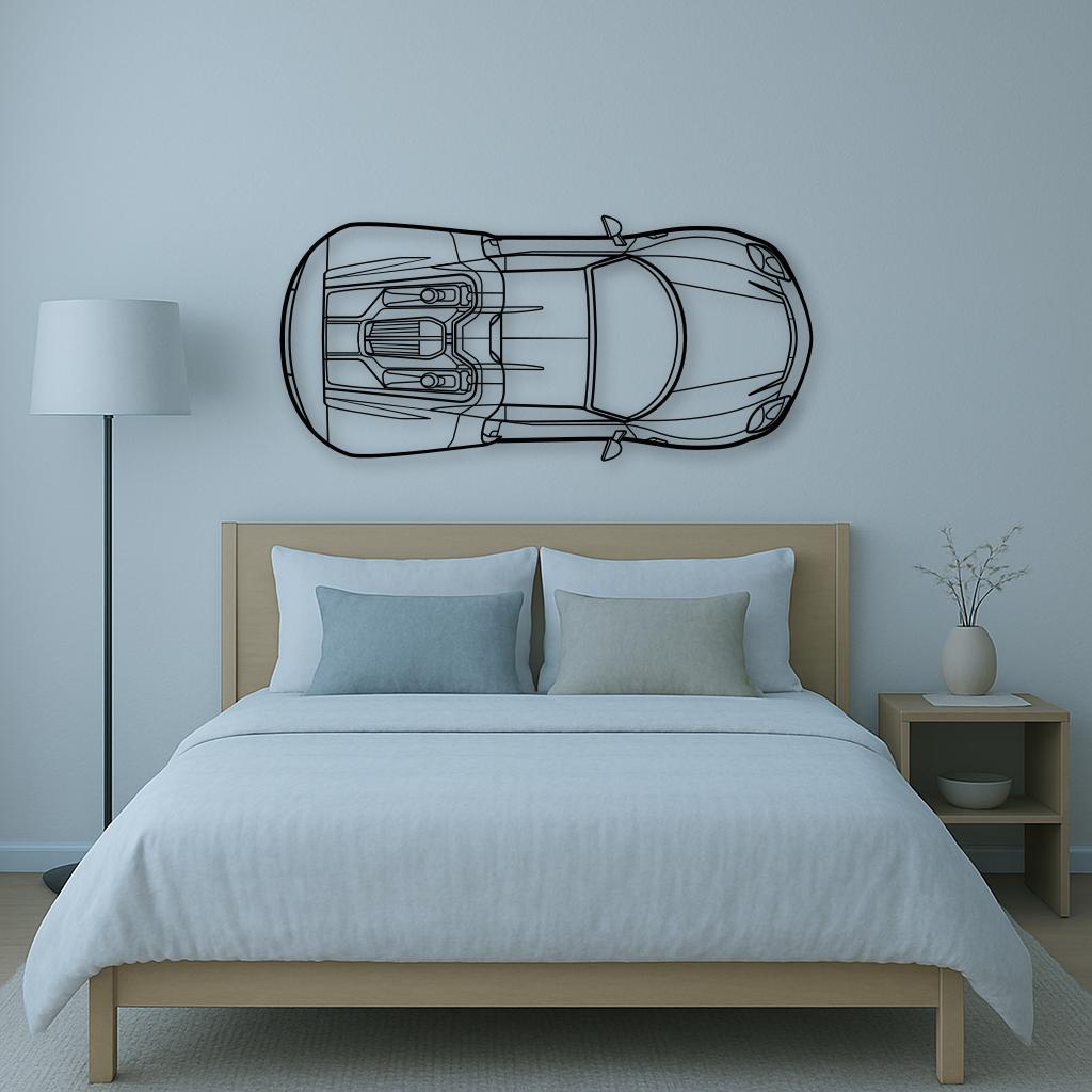 Porsche 918 Spyder Top View