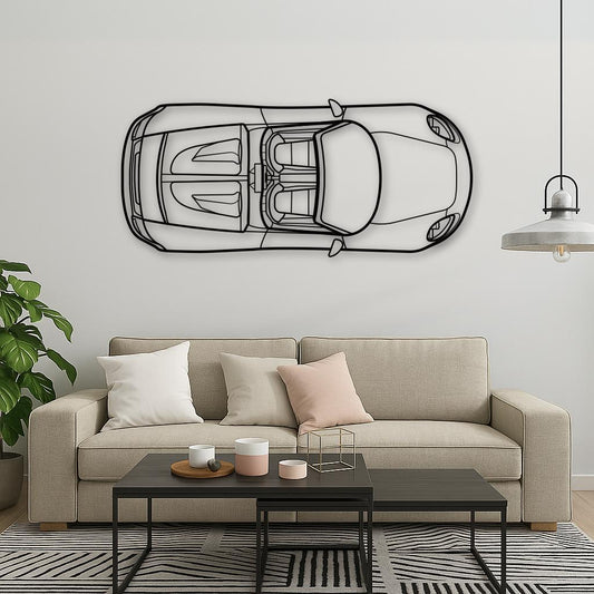 Porsche Carrera GT Top view
