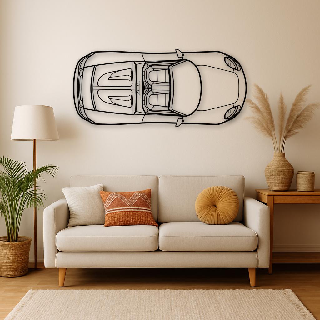 Porsche Carrera GT Top view