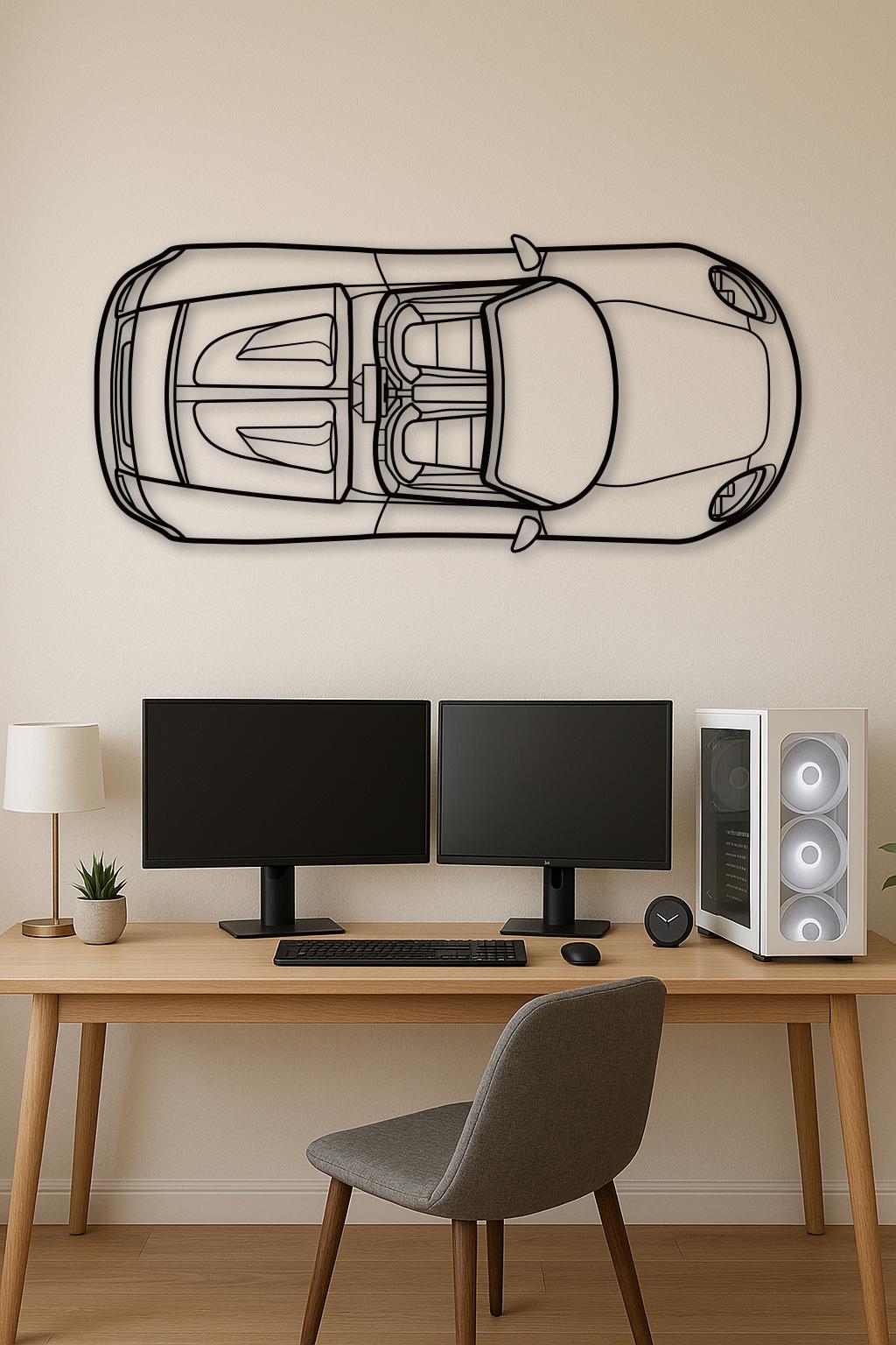 Porsche Carrera GT Top view